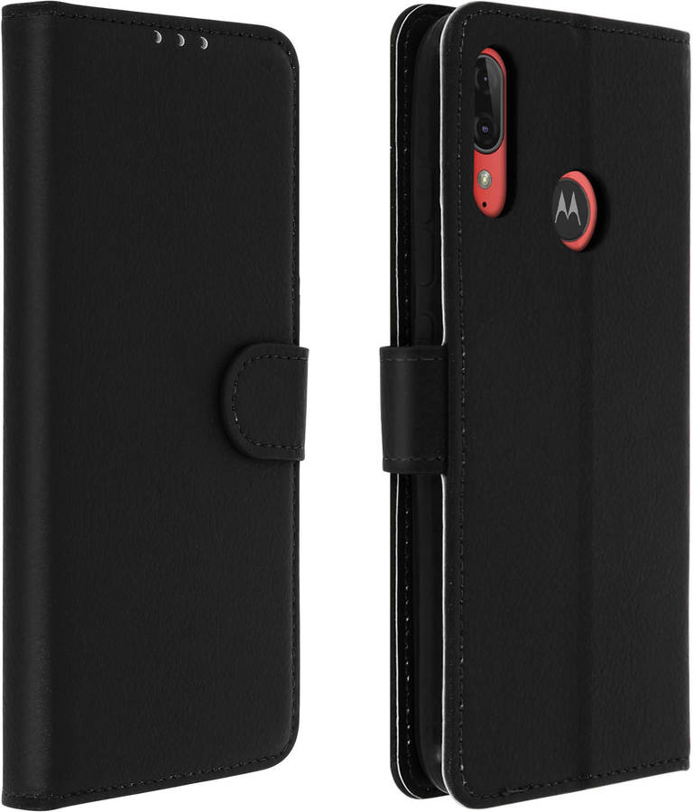 Funda Samsung Moto E6 Plus AVIZAR FOLIO-BOOK-BK-E6PL Negro