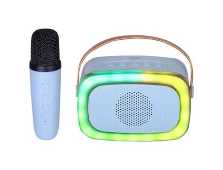 Altavoz Karaoke Nomad Azul con Micrófono Xr 8A01 Mini Party TREVI