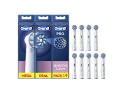 ORAL-B Recambio de Cepillo Eléctrico ORAL B SENSITIVE (9 uni)