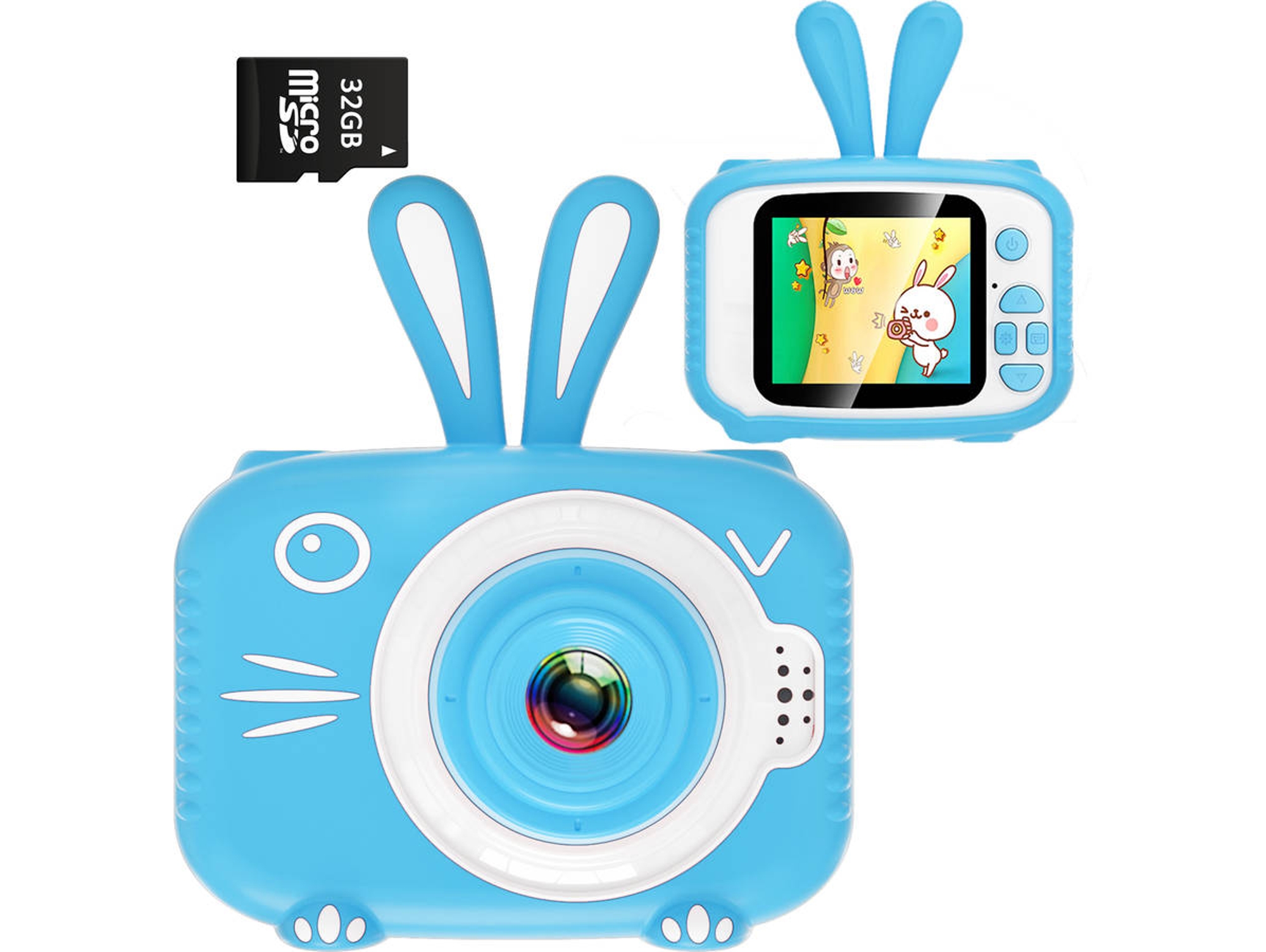 Cámara Instantánea para Niños LAMZIEN X5 Full HD (Azul - 20 MP - 2000 mAh)