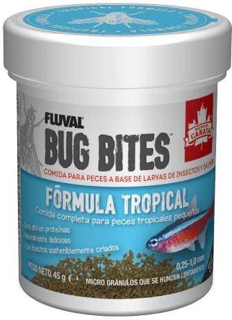 Fluval Picaduras De insectos alimento granulado para peces pequeños 45 tropicales 45g