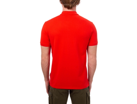 Polo de Hombre NAPAPIJRI Algodón Rojo (L)