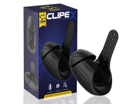 Clipex Masturbador Masculino Ajustable Con Sistema de Clip Silicona Premium Usb Magnético TORO