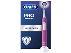 Cepillo Dental ORAL-B Pro Serie 1 Junior Morado 1 Recambio