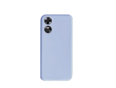 GIFT4ME Funda Protectora Trasera de Silicona para Oppo A17 Azul Claro