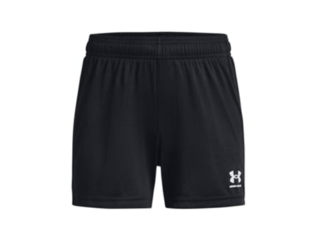 Pantalones Cortos de Niña para Fútbol UNDER ARMOUR Corto Challenger Blanco (12/14 Años)