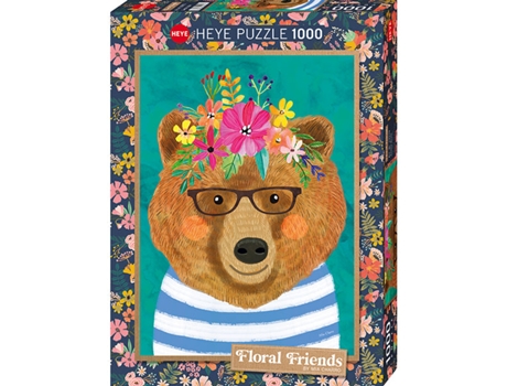 Puzzle 1000 pcs Floral Friends Gentle Bruin (14 años)