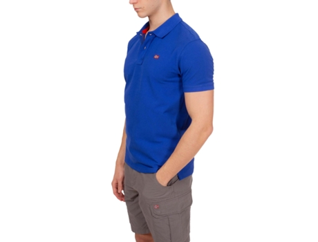 Polo de Hombre NAPAPIJRI Algodón Azul (M)