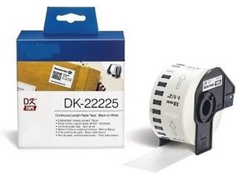 Etiquetas de Impresión BROTHER DK-22225 38mm x 30.48m Blanco