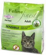 Pienso para Gatos PORTA21 Feline Finest Sensible Grain Free (2 kg - Seca - Todas las Edades - Sabor: Aves de Corral)