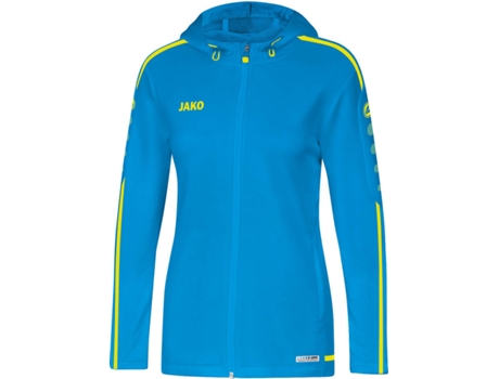 Chaqueta JAKO Femme Capuche Striker 2.0 (Azul Cielo, Amarillo - 34)