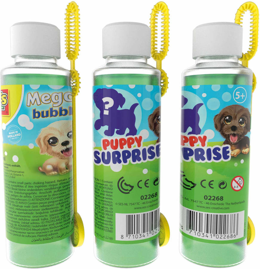 Juego Aire Libre SES Burbujas de jabón Puppy Surprise (Edad Minima: 5 años)