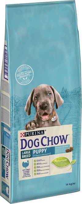 Pienso Para Perros purina 14kg seco razas grandes sabor pavo dog chow puppy breed con cachorro 14