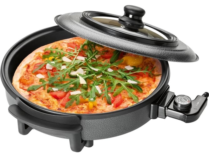 Cacerola Clatronic Pp 3402 251130 especial para pizza tapa de cristal 36 cm 1500