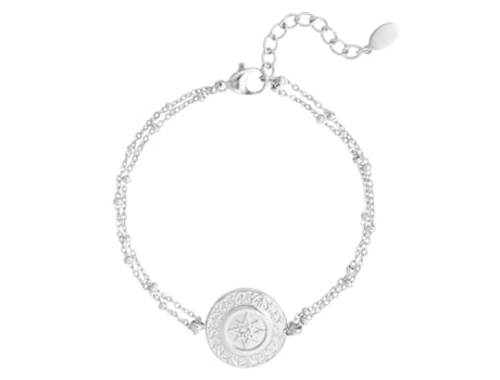 Pulsera de MONBIJOUX BY OPHÉLIA de Ophélia Silver con medalla de estrella