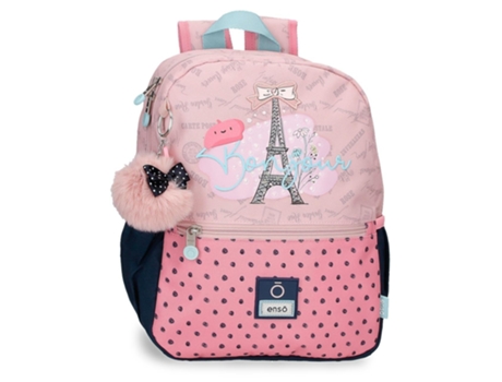 Mochila Escolar ENSO (25 x 32 x 12 - Poliéster - Rosa)