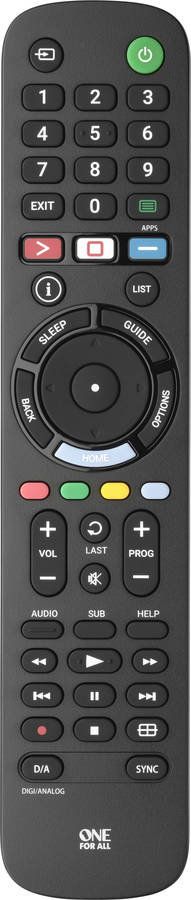 Mando Universal TV ONE FOR ALL URC4912 (Sony)