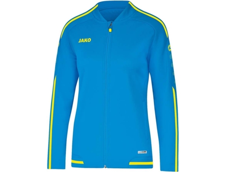 Chaqueta JAKO Femme de Loisir Striker 2.0 (Azul Cielo y Amarillo - 34)