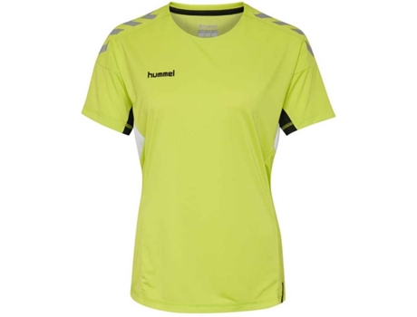 Camiseta de Mujer para Fútbol HUMMEL Tech Move Amarillo (S)