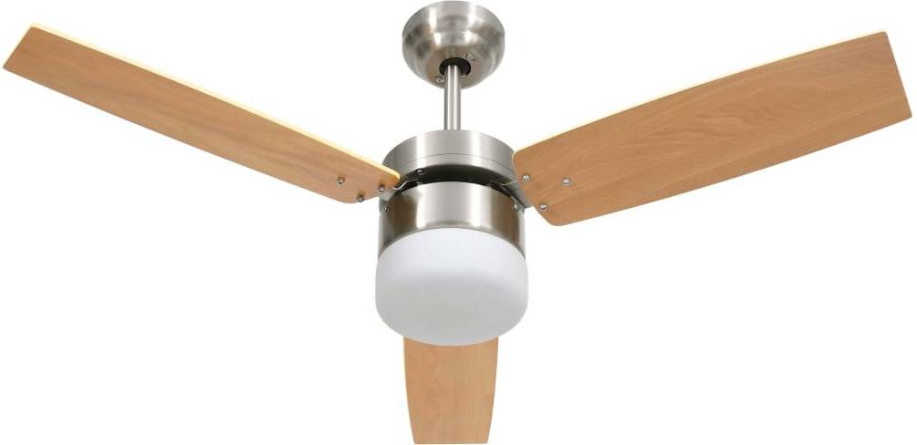 Ventilador de Techo VIDAXL con Luz y Mando (41 W - Diámetro 108 cm)