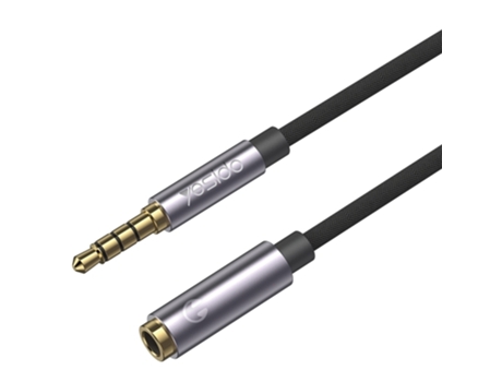 Cable Yesido Audio Hembra Negro