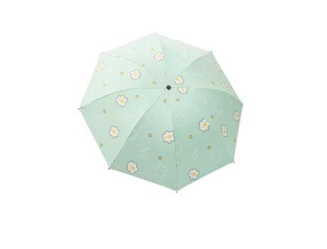 Paraguas GRPT Tríptico Engrosado Caucho Parasol Mori Sunny Rain Doble (Negro)