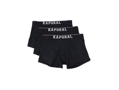 Pack de 3 Boxers KAPORAL (L - Negro)