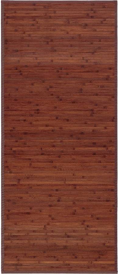 Alfombra LOLAHOME Marrón (175x75 cm - Bambú)