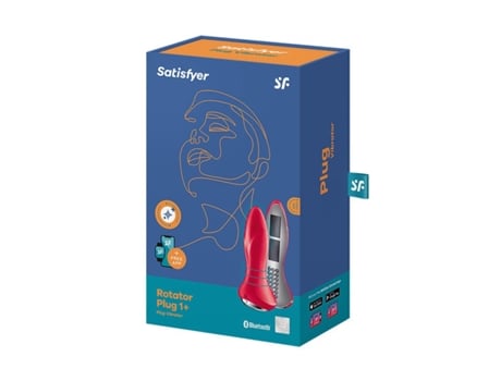 Satisfyer Rotator Plug 1+ Plug Vibrador Rojo 1ud