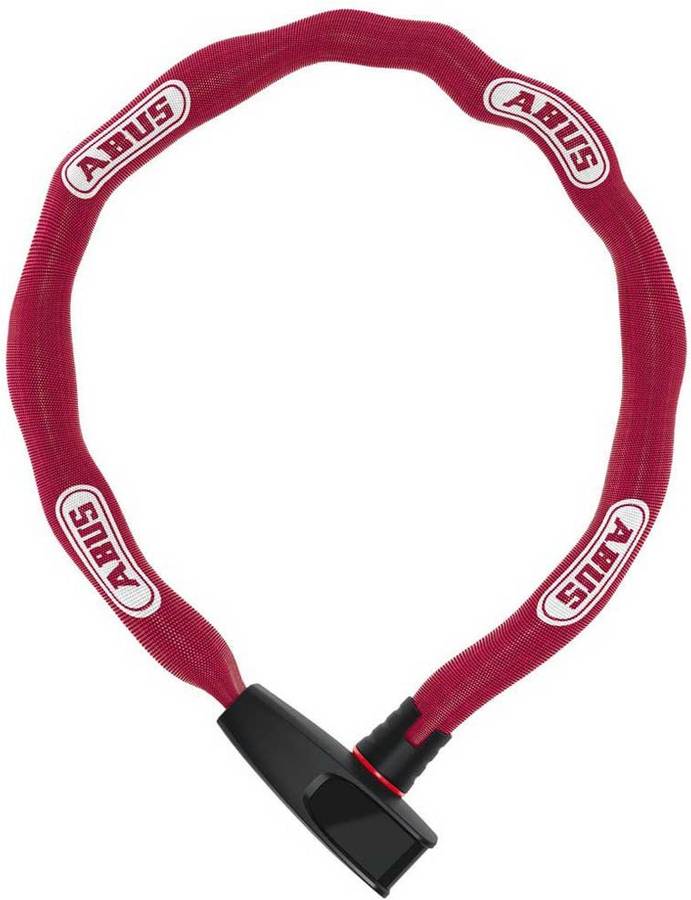 Abus Catena 6806 2019 cadena antirrobo para bicicletas 85 cm color rojo candado de 6806k 6806k75