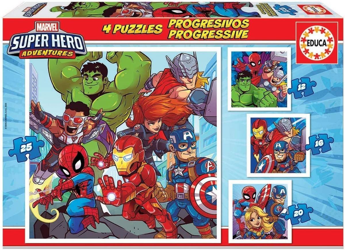 Puzzle EDUCA BORRAS Marvel Super Hero Adventures