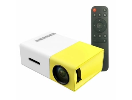 Proyector Yg300 1080P Home Theater Cinema Usb Compatible con Hdmi Av Sd Portable Hd Led EU Plug