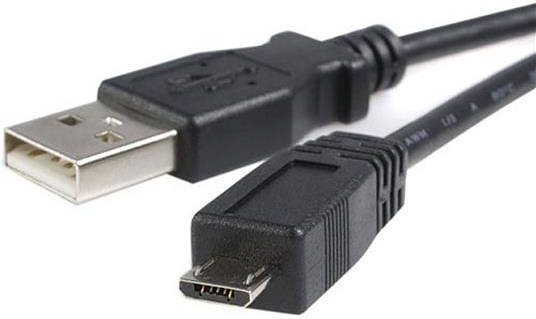 Cable USB STARTECH.COM USB A/Micro-USB B 0.5 m Macho/Macho Negro