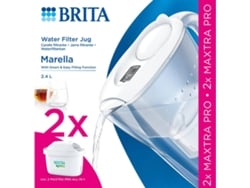 Jarra Filtrante de Agua BRITA Marella 2F (Blanco)