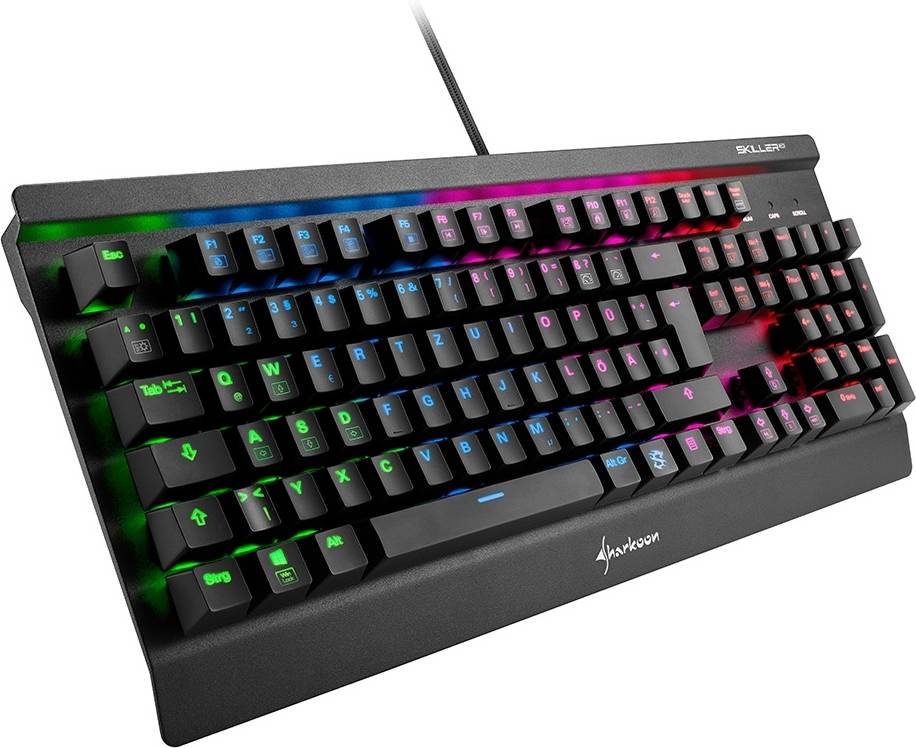 Teclado Gaming SHARKOON Skiller SGK3 (Mecánico - Español - Negro)