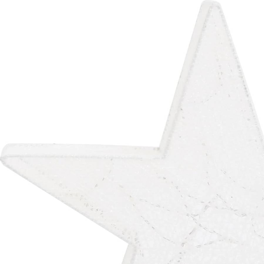 Estrellas de Navidad VIDA XL Luces LED malla blanco (3 un)