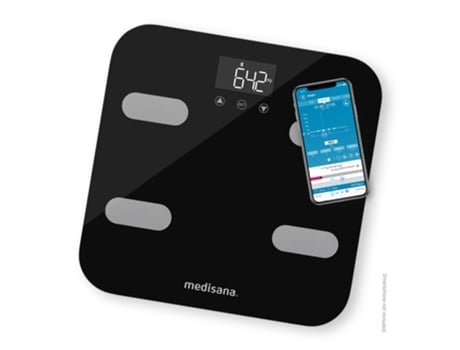 MEDISANA Bs 602 Conecta Wifi con App Báscula de Análisis Corporal Hasta 180 kg Báscula Personal