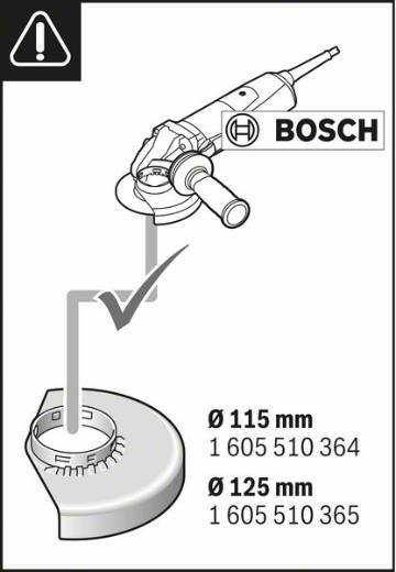 Accesorio para Amoladoras BOSCH GDE 115/125 FC-T Profesional