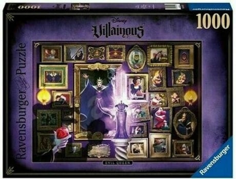 Puzzle RAVENSBURGUER Villainous Evil Queen (Edad Mínima: 8 Años - 1000 Piezas)