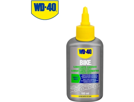 Wd40 Bike Lubricante de cadenas bicicleta para ambiente seco gotero 100ml 34916