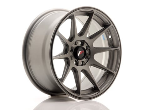 Llanta Japan Racing Jr11 16X8 Et 25 4X108 4X100 Cb 67,1 Gun Metal