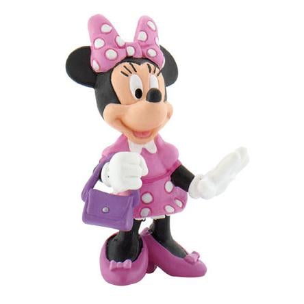 Figura Minnie Disney bolso mouse mickey con multicolor bullyland 15328 de