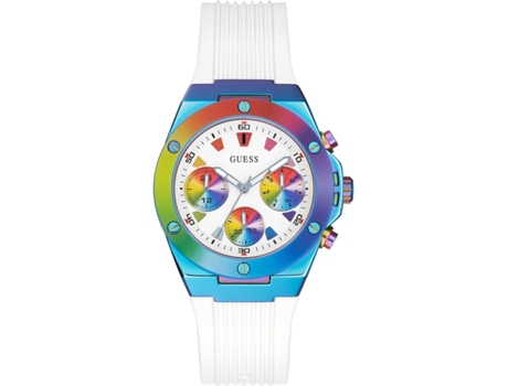 Reloj GUESS Mujer (Silicona - Blanco)