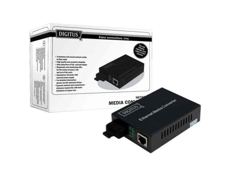 Convertidor de medios Fast Ethernet Sc/Rj45 Multim DIGITUS