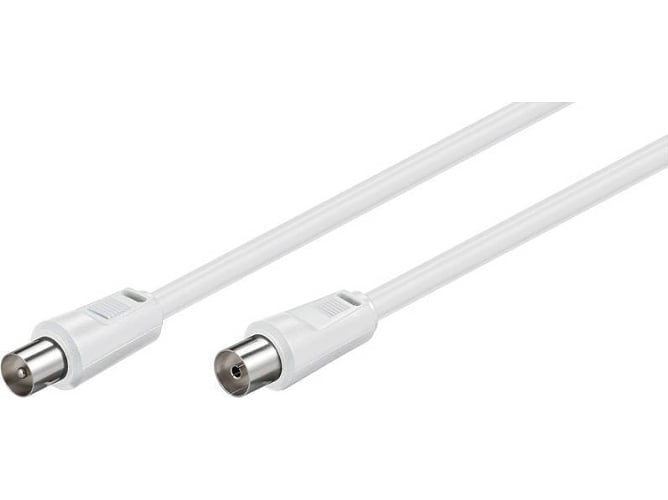 Cable de Antena GOOBAY (Coaxial - 1.5 m - Blanco)