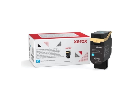 Cartucho de tóner XEROX -Cartucho de tóner de uso y devolución de caja original XEROX cian para XEROX C410- Versalink C415/D XEROX