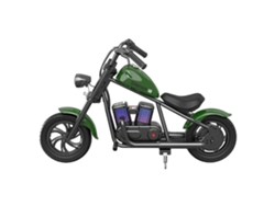 Moto Eléctrica para Niños HYPER GOGO Cruiser 12 Plus Llantas Neumáticas 12'' con Altavoz Bluetooth Niebla Simulada