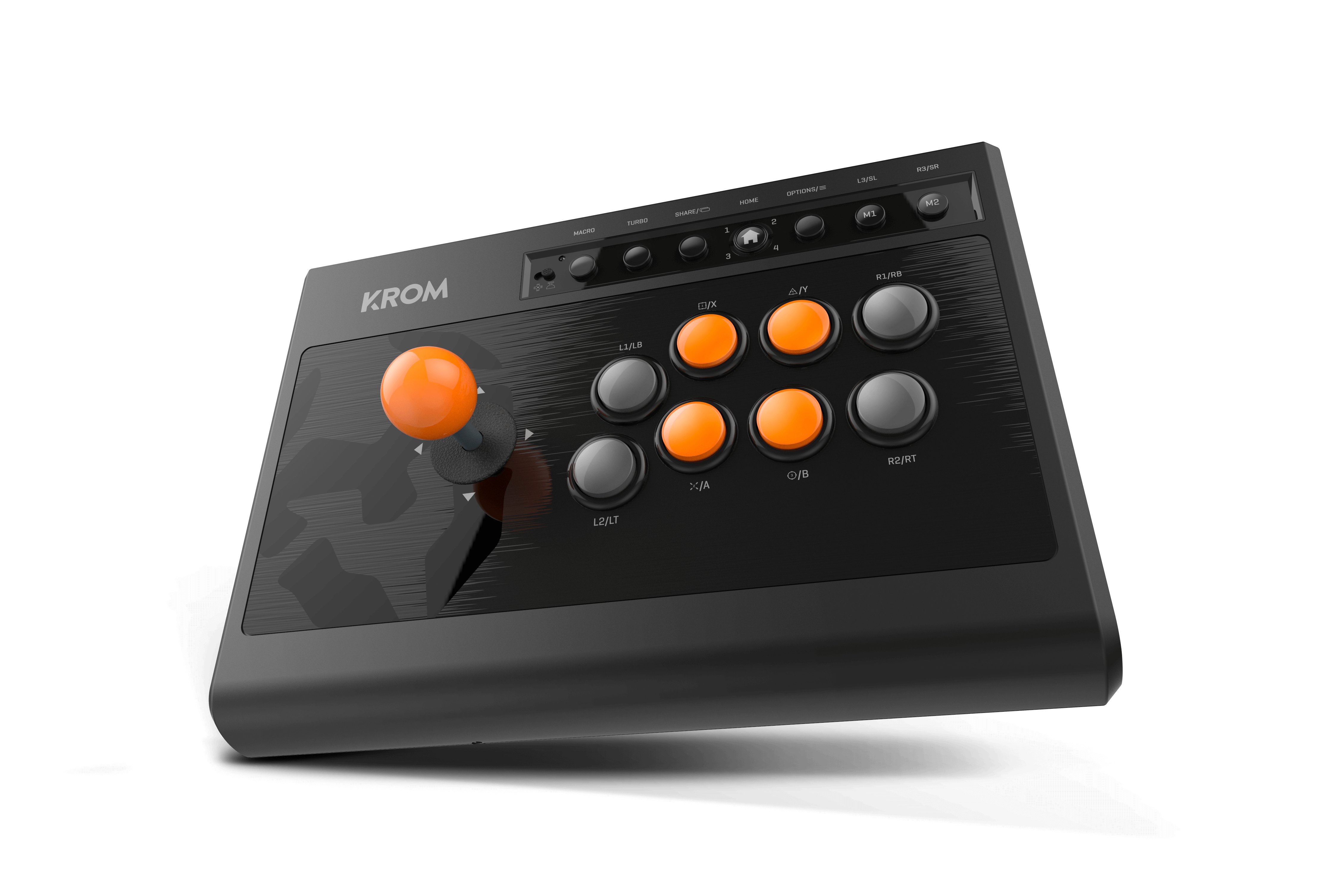 Controlador de juego PS4/PS3/PS/Xbox One KROM Kumite Fightstick Negro