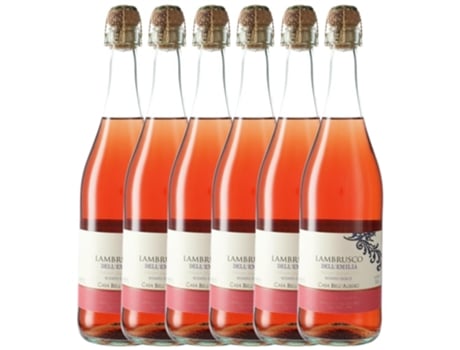 Espumante CASA BELL'ALBERO Casa Bell'Albero Rosato Lambrusco Emilia Romagna (0.75 L - 6 unidades)