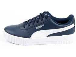 Zapatillas PUMA Carina Niños (37 - Blanco y Azul)